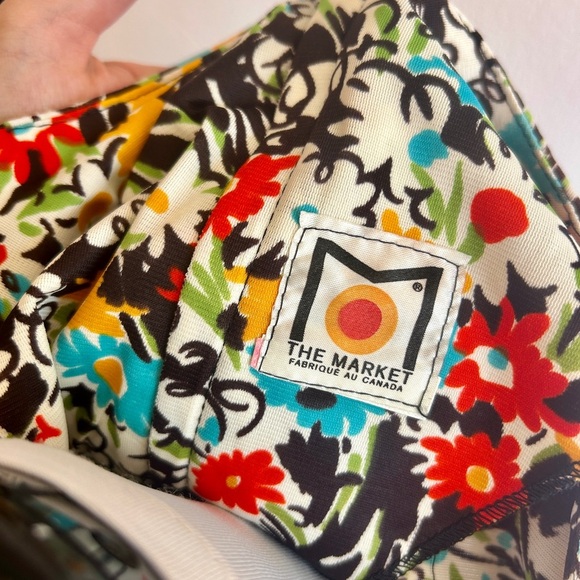 Vintage 70s does 40s Floral Sweetheart Neckline Skirt Set - Picture 6 of 8